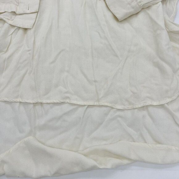 Leith Ivory High Low Pop Over Tunic size medium - Picture 2 of 5